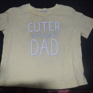 Cuter Version of dad falls creek tshirt 12 months